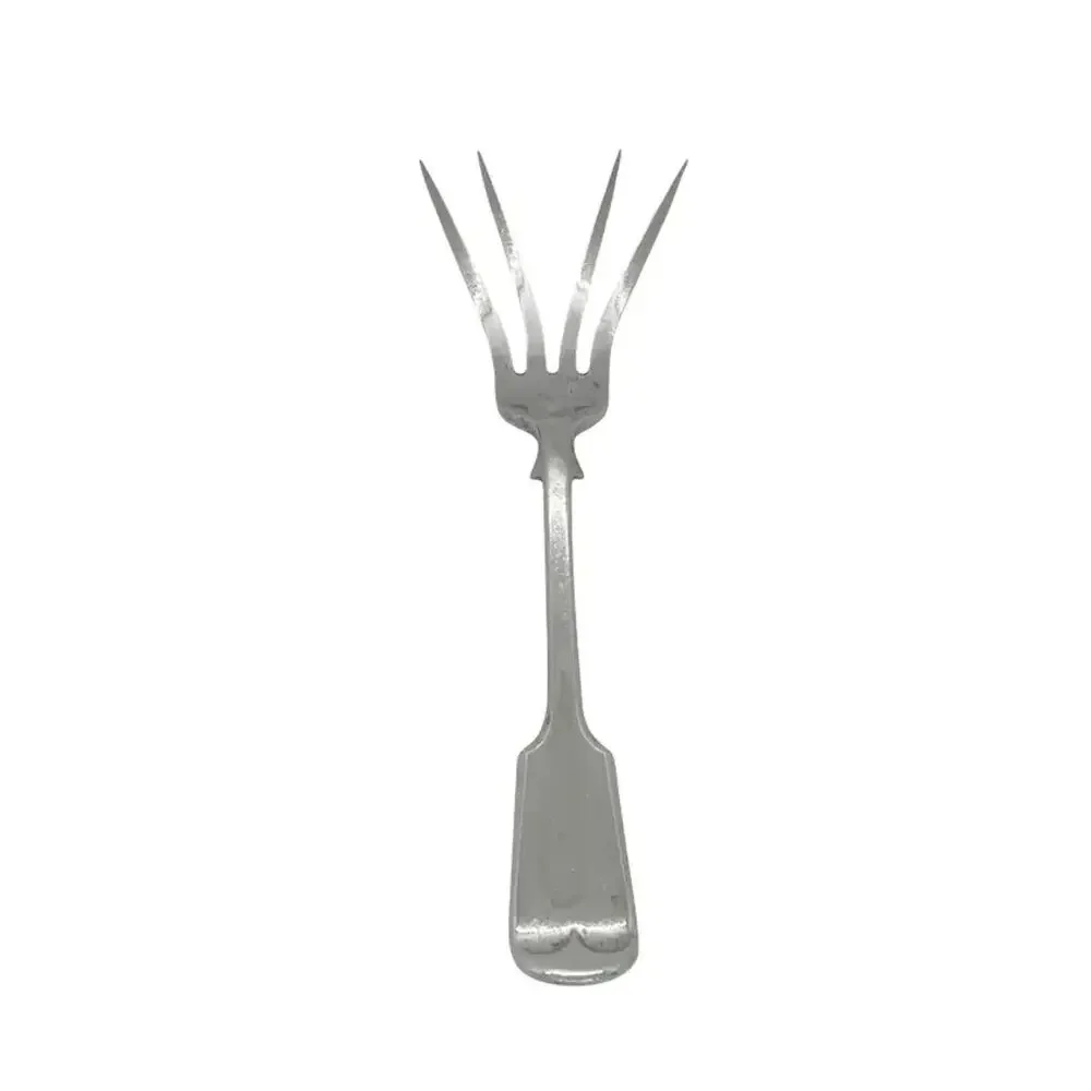 Antique English Silverplate Serving Fork by Daniel & Arter Birmingham 1902